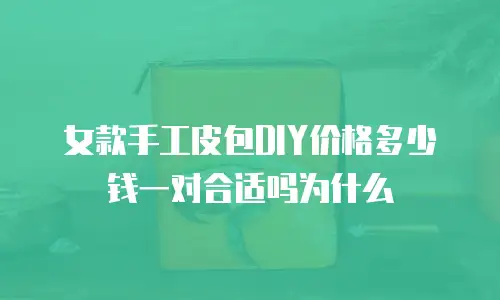 女款手工皮包DIY价格多少钱一对合适吗为什么