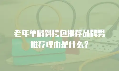 老年单肩斜挎包推荐品牌男推荐理由是什么？