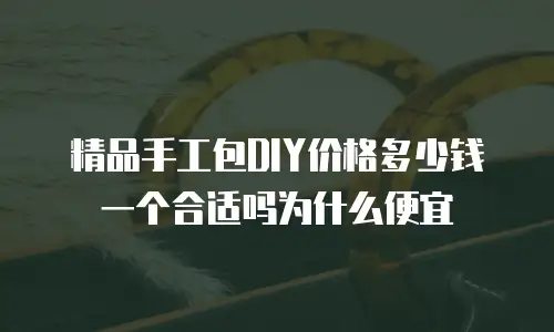 精品手工包DIY价格多少钱一个合适吗为什么便宜