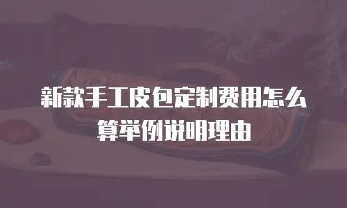新款手工皮包定制费用怎么算举例说明理由