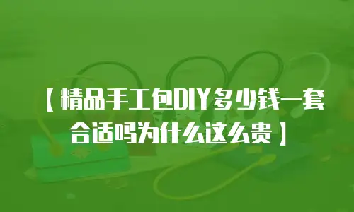 【精品手工包DIY多少钱一套合适吗为什么这么贵】