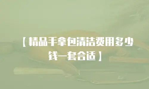 【精品手拿包清洁费用多少钱一套合适】