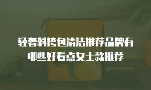 轻奢斜挎包清洁推荐品牌有哪些好看点女士款推荐