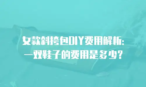女款斜挎包DIY费用解析：一双鞋子的费用是多少？