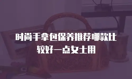时尚手拿包保养推荐哪款比较好一点女士用