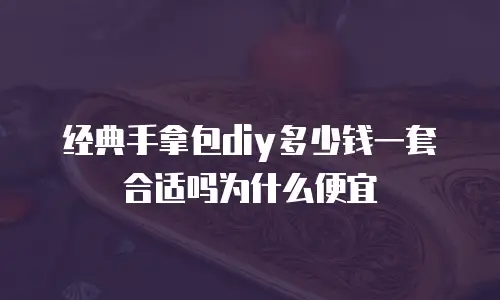 经典手拿包diy多少钱一套合适吗为什么便宜