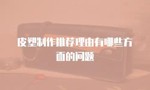 皮塑制作推荐理由有哪些方面的问题