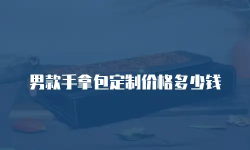男款手拿包定制价格多少钱