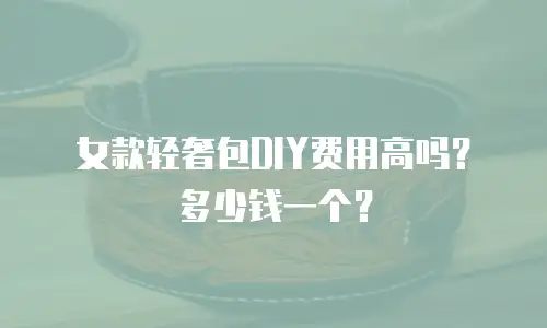 女款轻奢包DIY费用高吗？多少钱一个？