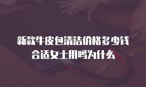 新款牛皮包清洁价格多少钱合适女士用吗为什么