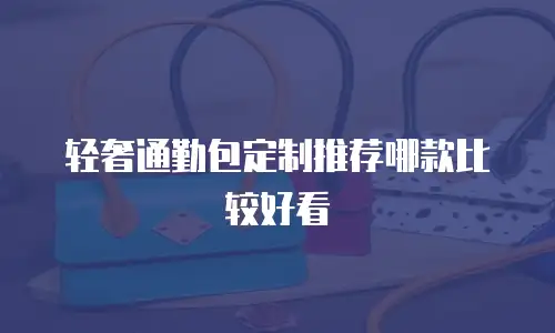 轻奢通勤包定制推荐哪款比较好看