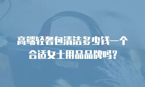 高端轻奢包清洁多少钱一个合适女士用品品牌吗？