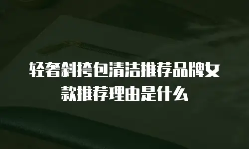 轻奢斜挎包清洁推荐品牌女款推荐理由是什么