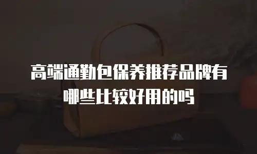 高端通勤包保养推荐品牌有哪些比较好用的吗