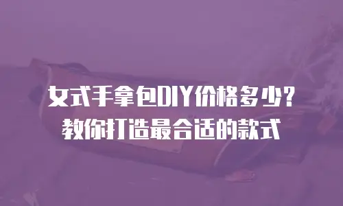 女式手拿包DIY价格多少？教你打造最合适的款式