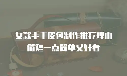 女款手工皮包制作推荐理由简短一点简单又好看
