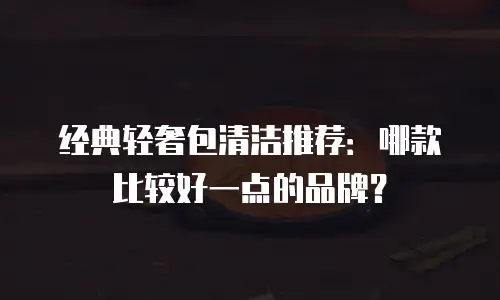 经典轻奢包清洁推荐：哪款比较好一点的品牌？