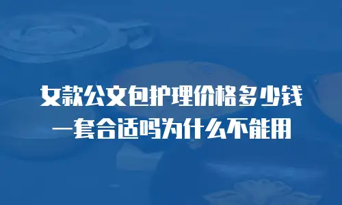 女款公文包护理价格多少钱一套合适吗为什么不能用