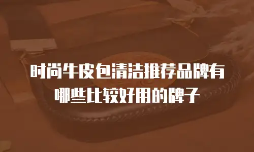 时尚牛皮包清洁推荐品牌有哪些比较好用的牌子