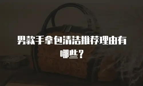 男款手拿包清洁推荐理由有哪些？