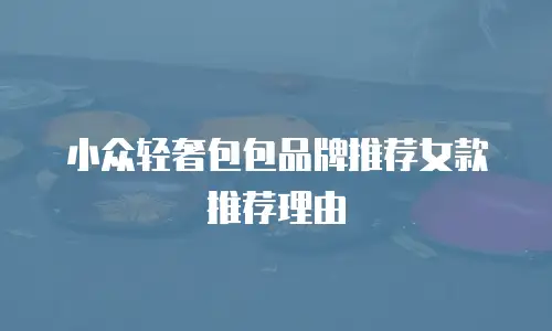 小众轻奢包包品牌推荐女款推荐理由