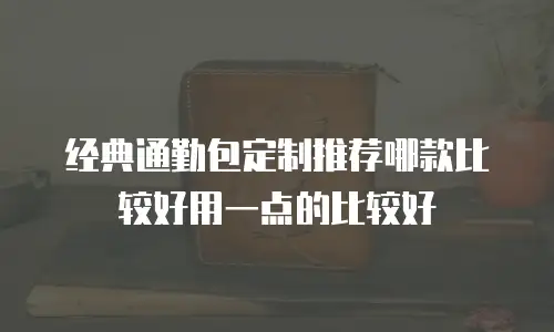 经典通勤包定制推荐哪款比较好用一点的比较好