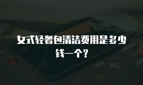 女式轻奢包清洁费用是多少钱一个？