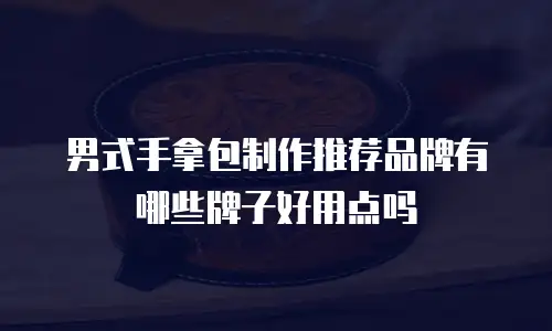 男式手拿包制作推荐品牌有哪些牌子好用点吗