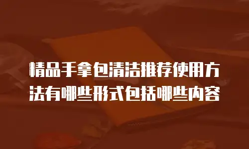 精品手拿包清洁推荐使用方法有哪些形式包括哪些内容
