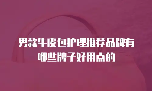 男款牛皮包护理推荐品牌有哪些牌子好用点的