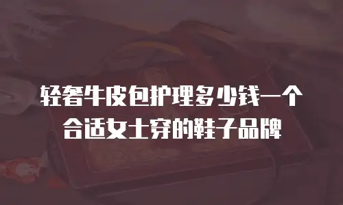 轻奢牛皮包护理多少钱一个合适女士穿的鞋子品牌