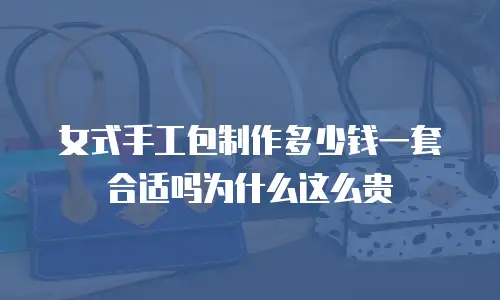 女式手工包制作多少钱一套合适吗为什么这么贵