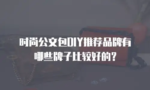 时尚公文包DIY推荐品牌有哪些牌子比较好的？