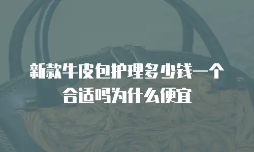 新款牛皮包护理多少钱一个合适吗为什么便宜