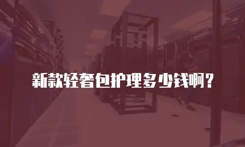 新款轻奢包护理多少钱啊？