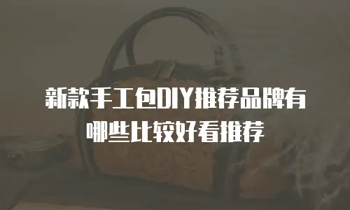 新款手工包DIY推荐品牌有哪些比较好看推荐