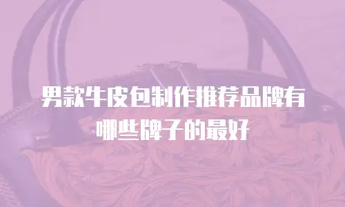 男款牛皮包制作推荐品牌有哪些牌子的最好