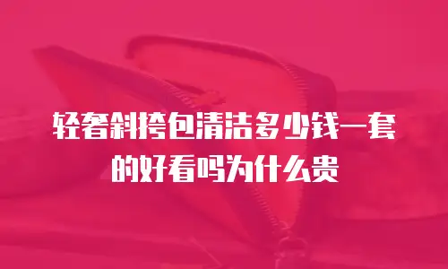 轻奢斜挎包清洁多少钱一套的好看吗为什么贵