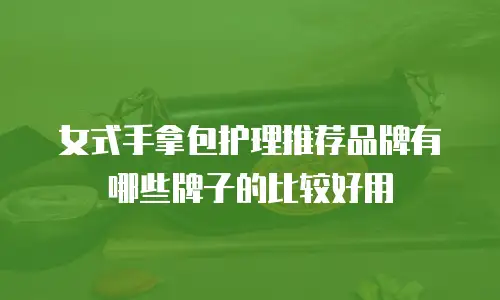 女式手拿包护理推荐品牌有哪些牌子的比较好用