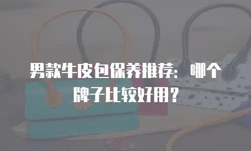 男款牛皮包保养推荐：哪个牌子比较好用？