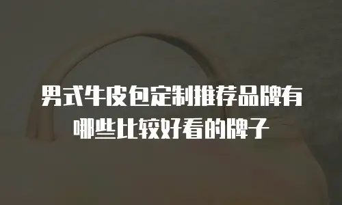 男式牛皮包定制推荐品牌有哪些比较好看的牌子