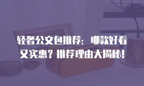 轻奢公文包推荐：哪款好看又实惠？推荐理由大揭秘！