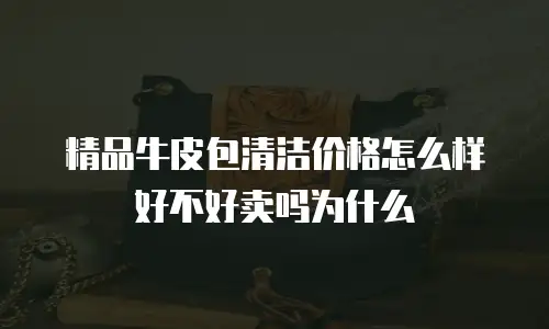 精品牛皮包清洁价格怎么样好不好卖吗为什么