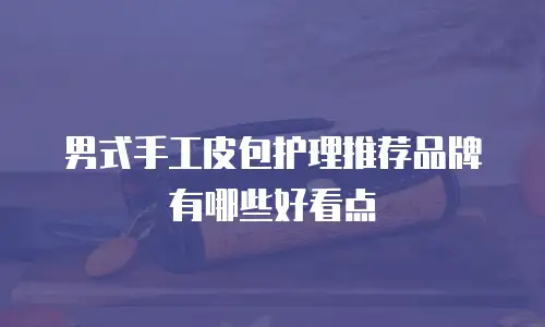 男式手工皮包护理推荐品牌有哪些好看点