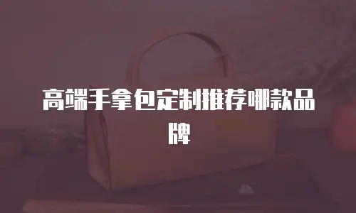 高端手拿包定制推荐哪款品牌