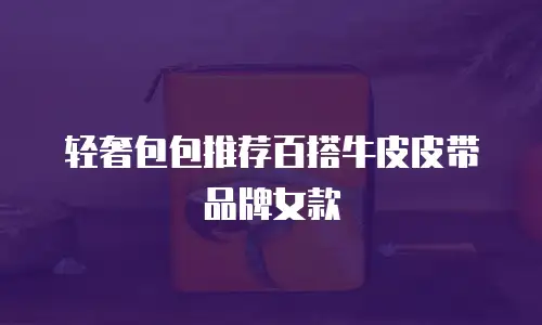 轻奢包包推荐百搭牛皮皮带品牌女款