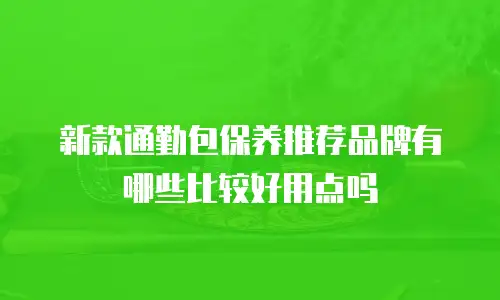 新款通勤包保养推荐品牌有哪些比较好用点吗