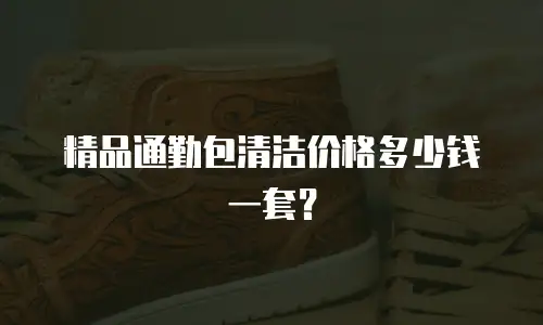精品通勤包清洁价格多少钱一套？
