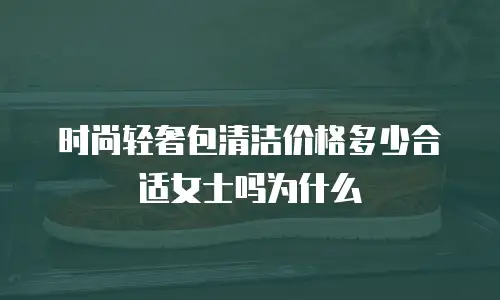 时尚轻奢包清洁价格多少合适女士吗为什么