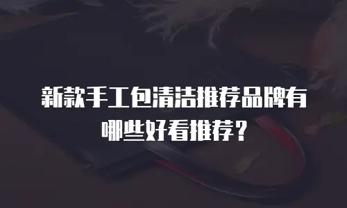 新款手工包清洁推荐品牌有哪些好看推荐？